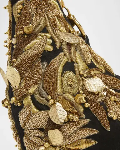 Chloé Chain Horse Bead-Embroidered Shoulder Bag in Suede | Thumbnail 6 Chloé Chain Horse Bead-Embroidered Shoulder Bag in Suede | Thumbnail 6