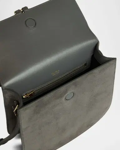 TOM FORD Tara Medium Crossbody Bag in Suede | Thumbnail 4 TOM FORD Tara Medium Crossbody Bag in Suede | Thumbnail 4