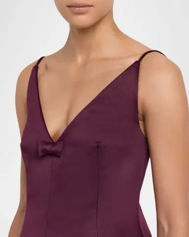 Marc Jacobs Satin Bow Mini Dress | Thumbnail 5 Marc Jacobs Satin Bow Mini Dress | Thumbnail 5