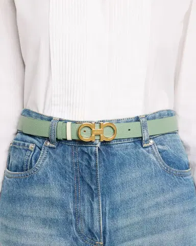 Ferragamo Gancini Reversible Leather Belt | Thumbnail 2 Ferragamo Gancini Reversible Leather Belt | Thumbnail 2