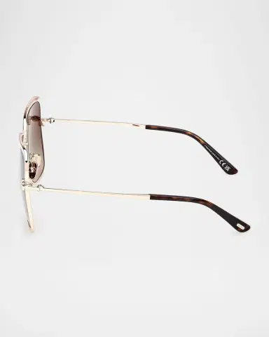 Tom Ford Chloe 52mm Oval Acetate Sunglasses | Thumbnail 3 Tom Ford Chloe 52mm Oval Acetate Sunglasses | Thumbnail 3