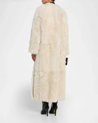 Yves Salomon Long Toscana Lamb Shearling Coat | Thumbnail 3 Yves Salomon Long Toscana Lamb Shearling Coat | Thumbnail 3