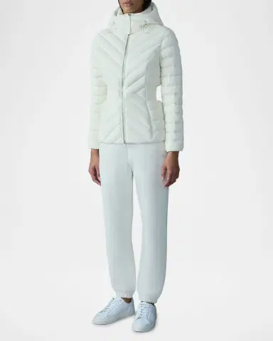 Mackage Idalee Light Down Jacket with Detachable Hood | Thumbnail 2 Mackage Idalee Light Down Jacket with Detachable Hood | Thumbnail 2
