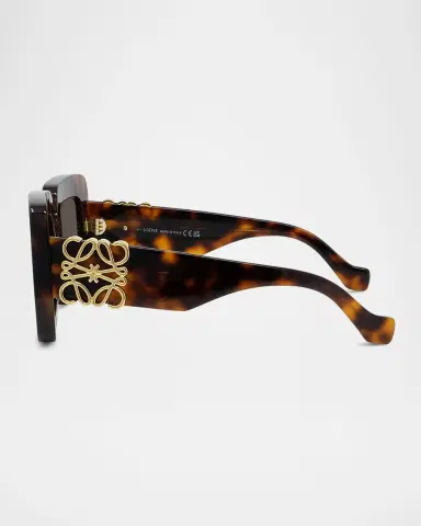 Loewe Maxi Anagram Square Sunglasses | Thumbnail 4 Loewe Maxi Anagram Square Sunglasses | Thumbnail 4