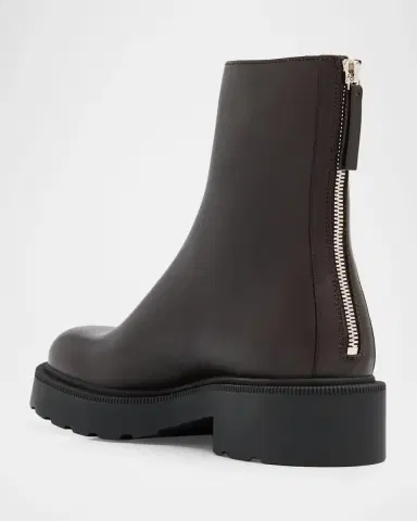 THE ROW Nobilis Leather Ankle Booties | Thumbnail 2 THE ROW Nobilis Leather Ankle Booties | Thumbnail 2