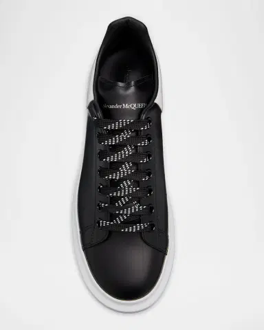Alexander McQueen Men's Leather Oversized Sneakers | Thumbnail 6 Alexander McQueen Men's Leather Oversized Sneakers | Thumbnail 6
