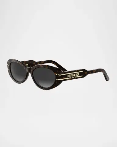 Dior Signature B8U Acetate Oval Sunglasses | Thumbnail 3 Dior Signature B8U Acetate Oval Sunglasses | Thumbnail 3