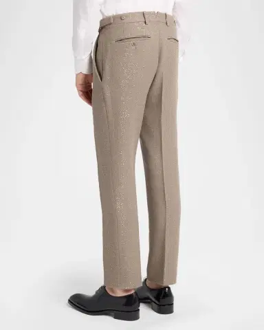 Tom Ford Men's Sequin Boucle Flat-Front Pants | Thumbnail 3 Tom Ford Men's Sequin Boucle Flat-Front Pants | Thumbnail 3