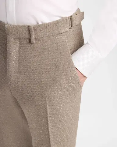 Tom Ford Men's Sequin Boucle Flat-Front Pants | Thumbnail 5 Tom Ford Men's Sequin Boucle Flat-Front Pants | Thumbnail 5