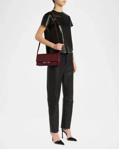 Tom Ford East-West Supple Grain Leather Shoulder Bag | Thumbnail 4 Tom Ford East-West Supple Grain Leather Shoulder Bag | Thumbnail 4