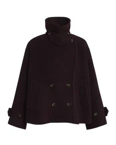 Chloé Wool Double-Breasted Oversized Pea Coat | Thumbnail 1 Chloé Wool Double-Breasted Oversized Pea Coat | Thumbnail 1