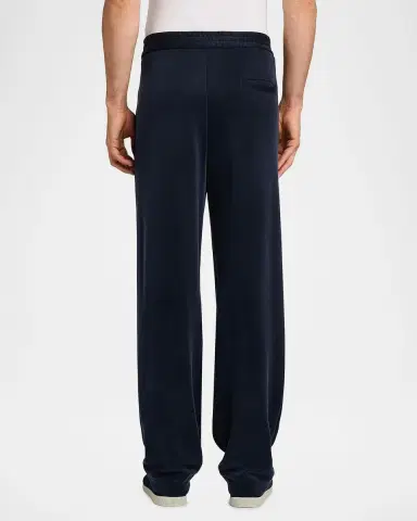 Giorgio Armani Men 's Relaxed-Fit Cupro Trousers | Thumbnail 4 Giorgio Armani Men 's Relaxed-Fit Cupro Trousers | Thumbnail 4