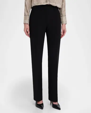 Lafayette 148 New York Reade Double-Face Stretch Wool Pants | Thumbnail 4 Lafayette 148 New York Reade Double-Face Stretch Wool Pants | Thumbnail 4