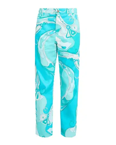 Pucci Orchidee-Print Straight-Leg Cotton Pants | Thumbnail 1 Pucci Orchidee-Print Straight-Leg Cotton Pants | Thumbnail 1