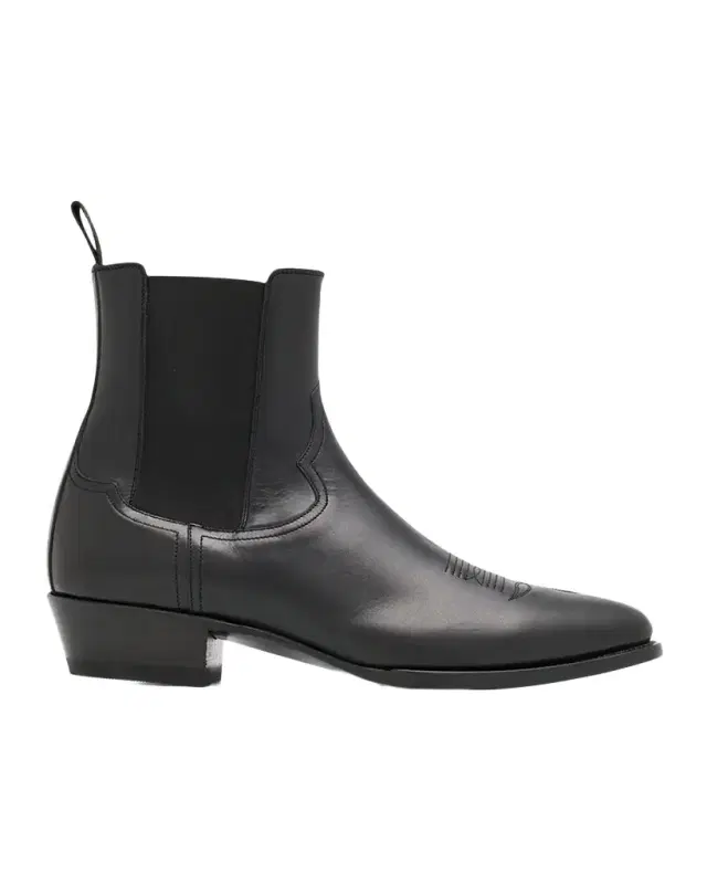 Leather Chelsea Western Boot Leather Chelsea Western Boot