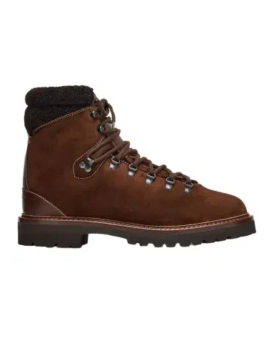 Ralph Lauren Purple Label Halpin Shearling-Trim Calf-Suede Boot | Thumbnail 1 Ralph Lauren Purple Label Halpin Shearling-Trim Calf-Suede Boot | Thumbnail 1
