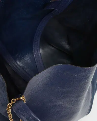 Chloé Spin Tote Bag in Grain Leather & Suede | Thumbnail 4 Chloé Spin Tote Bag in Grain Leather & Suede | Thumbnail 4