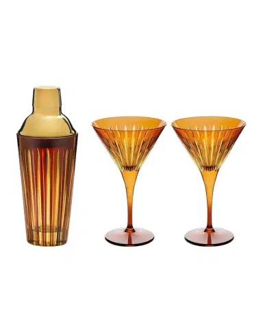 L'Objet Prism Cocktail Shaker & Martini Glass Set | Thumbnail 1 L'Objet Prism Cocktail Shaker & Martini Glass Set | Thumbnail 1