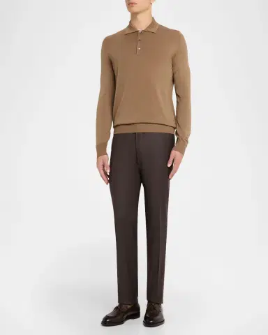 Incotex Men 's Super 100s Wool Dress Pants | Thumbnail 2 Incotex Men 's Super 100s Wool Dress Pants | Thumbnail 2