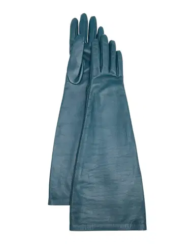 Saint Laurent Long Leather Gloves | Thumbnail 1 Saint Laurent Long Leather Gloves | Thumbnail 1