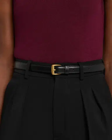 Saint Laurent Thin Leather Belt | Thumbnail 2 Saint Laurent Thin Leather Belt | Thumbnail 2