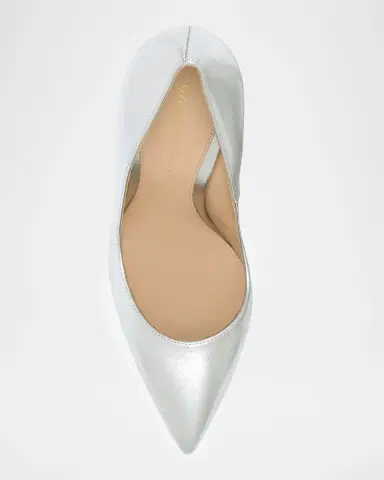 Gianvito Rossi 105mm Metallic Leather Pumps | Thumbnail 5 Gianvito Rossi 105mm Metallic Leather Pumps | Thumbnail 5