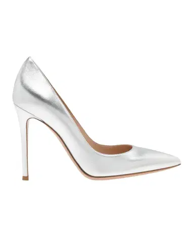 Gianvito Rossi 105mm Metallic Leather Pumps | Thumbnail 1 Gianvito Rossi 105mm Metallic Leather Pumps | Thumbnail 1
