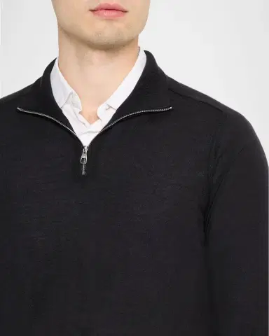 dunhill Men 's Superfine Cashmere Quarter-Zip Sweater | Thumbnail 5 dunhill Men 's Superfine Cashmere Quarter-Zip Sweater | Thumbnail 5