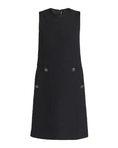 Dolce & Gabbana Crystal Embellished Sleeveless Boucle Dress | Thumbnail 1 Dolce & Gabbana Crystal Embellished Sleeveless Boucle Dress | Thumbnail 1