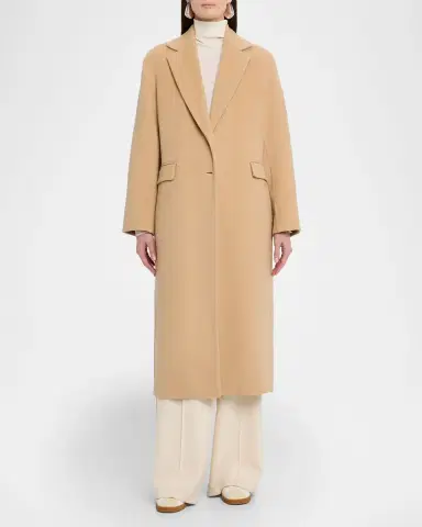 Vince Cashmere-Wool Single-Breasted Coat | Thumbnail 2 Vince Cashmere-Wool Single-Breasted Coat | Thumbnail 2