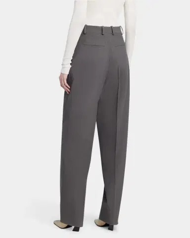Bottega Veneta Tapered Wool Stretch Tricotine Trousers | Thumbnail 3 Bottega Veneta Tapered Wool Stretch Tricotine Trousers | Thumbnail 3