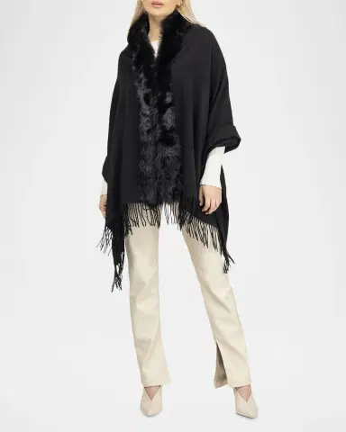 Gorski Cashmere & Toscana Lamb Stole | Thumbnail 2 Gorski Cashmere & Toscana Lamb Stole | Thumbnail 2