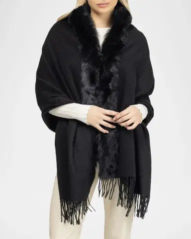 Gorski Cashmere & Toscana Lamb Stole | Thumbnail 4 Gorski Cashmere & Toscana Lamb Stole | Thumbnail 4