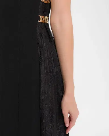Rebecca Vallance Milena Sleeveless Lace-Inset Midi Dress | Thumbnail 5 Rebecca Vallance Milena Sleeveless Lace-Inset Midi Dress | Thumbnail 5