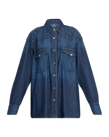 TWP OG Oversized Denim Ranchers Shirt | Thumbnail 1 TWP OG Oversized Denim Ranchers Shirt | Thumbnail 1