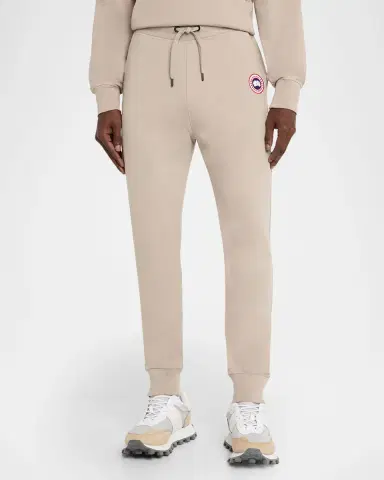 Canada Goose Men 's Huron Logo-Patch Sweatpants | Thumbnail 3 Canada Goose Men 's Huron Logo-Patch Sweatpants | Thumbnail 3
