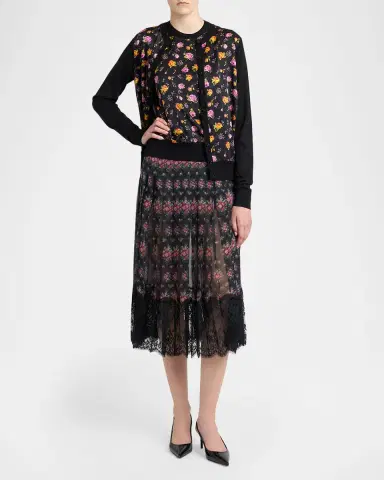 Dolce & Gabbana Small Rose Bouquets-Print Silk Tank Top | Thumbnail 2 Dolce & Gabbana Small Rose Bouquets-Print Silk Tank Top | Thumbnail 2
