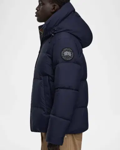 Canada Goose Men's Crofton Matte Nylon Hooded Puffer Jacket | Thumbnail 4 Canada Goose Men's Crofton Matte Nylon Hooded Puffer Jacket | Thumbnail 4