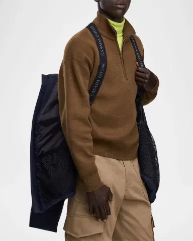Canada Goose Men's Crofton Matte Nylon Hooded Puffer Jacket | Thumbnail 5 Canada Goose Men's Crofton Matte Nylon Hooded Puffer Jacket | Thumbnail 5