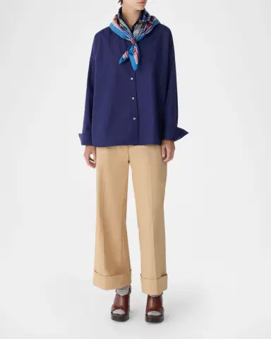 Callas Milano Sirene Poplin Silk Scarf-Back Shirt | Thumbnail 2 Callas Milano Sirene Poplin Silk Scarf-Back Shirt | Thumbnail 2