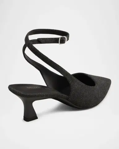 Stuart Weitzman 50mm Vinnie Flannel Ankle-Strap Pumps | Thumbnail 3 Stuart Weitzman 50mm Vinnie Flannel Ankle-Strap Pumps | Thumbnail 3