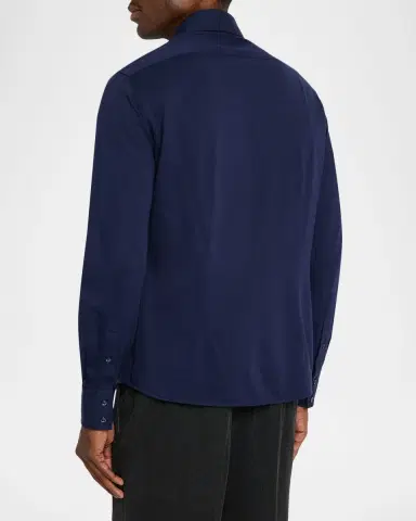 Brunello Cucinelli Men's Long-Sleeve Shirt | Thumbnail 3 Brunello Cucinelli Men's Long-Sleeve Shirt | Thumbnail 3