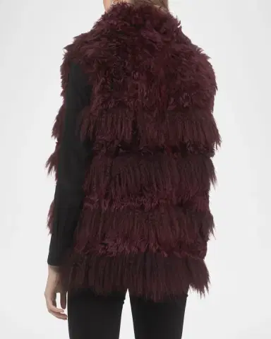 Gorski Horizontal Lamb Shearling Vest | Thumbnail 3 Gorski Horizontal Lamb Shearling Vest | Thumbnail 3