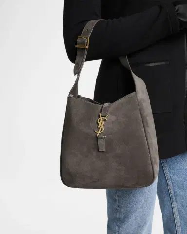 Saint Laurent Le 5 A 7 Small YSL Suede Shoulder Bag | Thumbnail 2 Saint Laurent Le 5 A 7 Small YSL Suede Shoulder Bag | Thumbnail 2