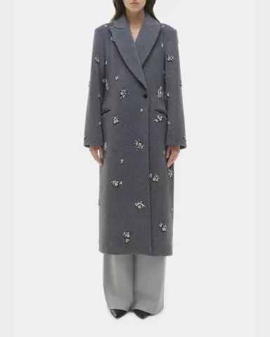 SIMKHAI Gianni Embellished Coat | Thumbnail 2 SIMKHAI Gianni Embellished Coat | Thumbnail 2