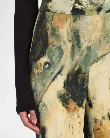 Libertine Modernist Landscape Silk Flare Pants | Thumbnail 5 Libertine Modernist Landscape Silk Flare Pants | Thumbnail 5