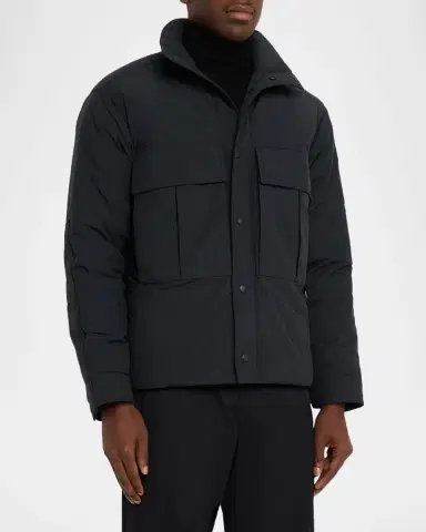 Canada Goose Men 's Kirby Padded Ripstop Snap-Front Jacket | Thumbnail 4 Canada Goose Men 's Kirby Padded Ripstop Snap-Front Jacket | Thumbnail 4