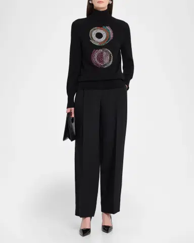 Libertine Sonia Crystal Cashmere Turtleneck Sweater | Thumbnail 2 Libertine Sonia Crystal Cashmere Turtleneck Sweater | Thumbnail 2