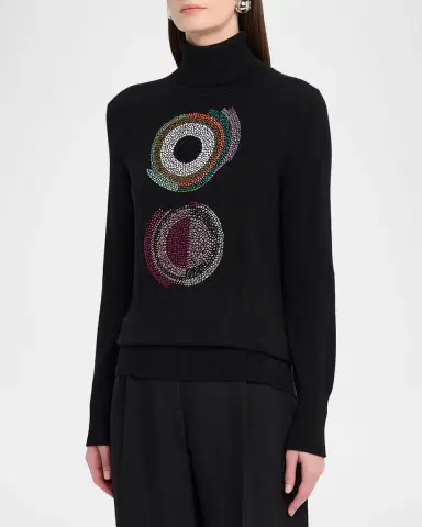 Libertine Sonia Crystal Cashmere Turtleneck Sweater | Thumbnail 4 Libertine Sonia Crystal Cashmere Turtleneck Sweater | Thumbnail 4