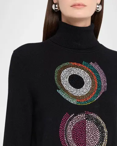 Libertine Sonia Crystal Cashmere Turtleneck Sweater | Thumbnail 5 Libertine Sonia Crystal Cashmere Turtleneck Sweater | Thumbnail 5
